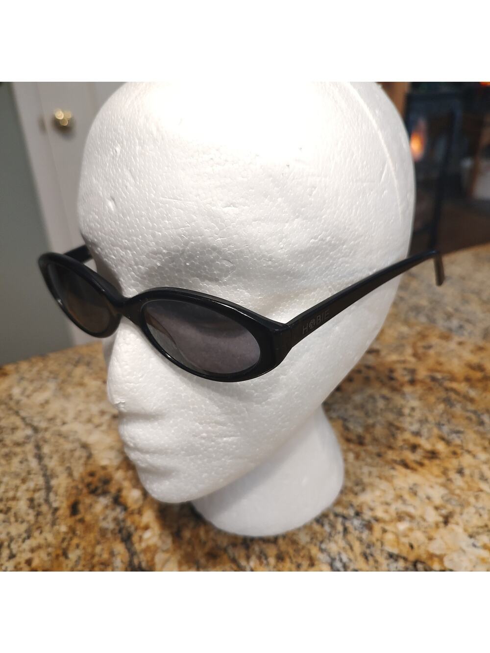 Hobie Kira Sunglasses Womens Black Oval Polarized Retro Style UV Protection